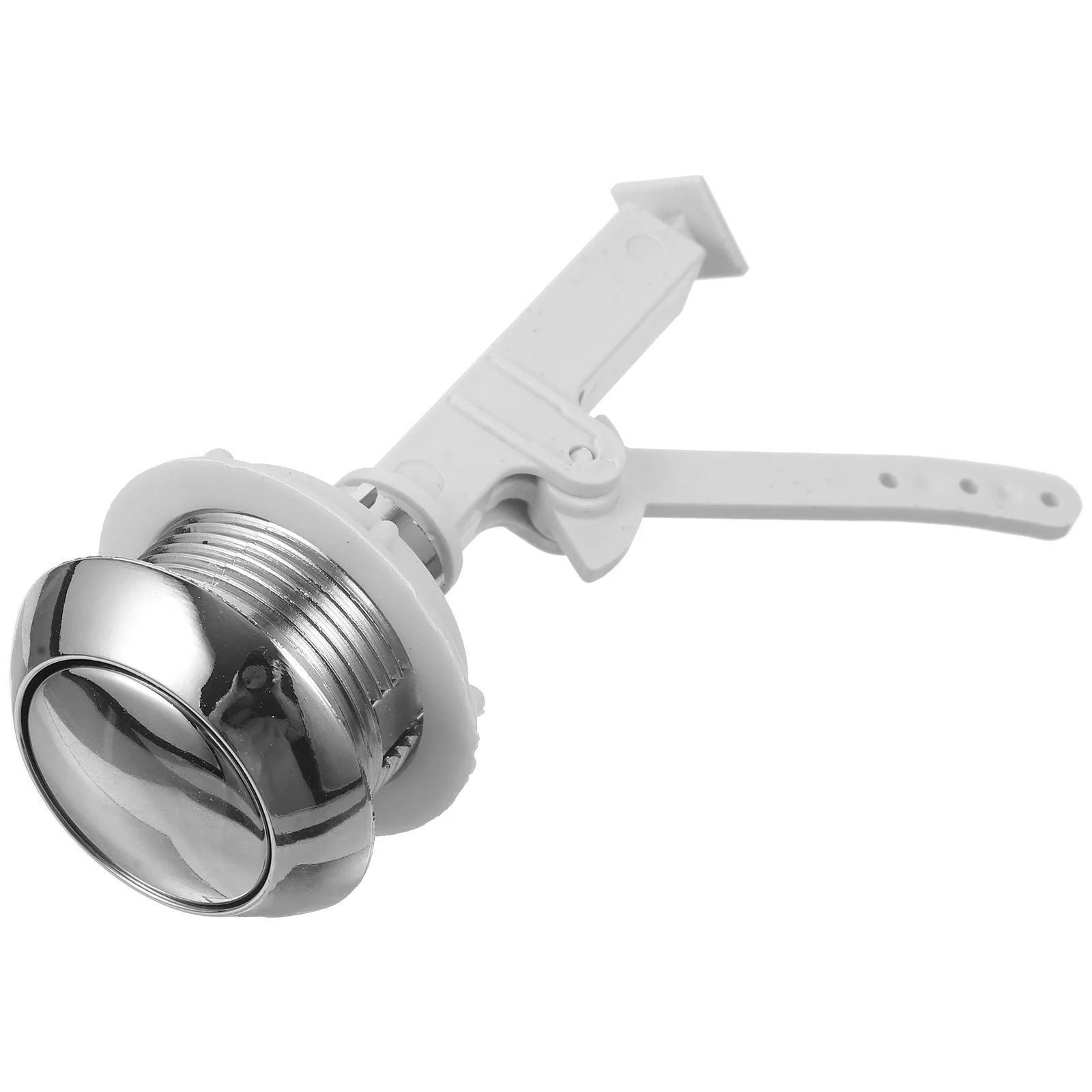 

Cabilock Toilet Button Water Valve Tank Flushing Universal Flush Replacement Single Cistern Push Round Abs