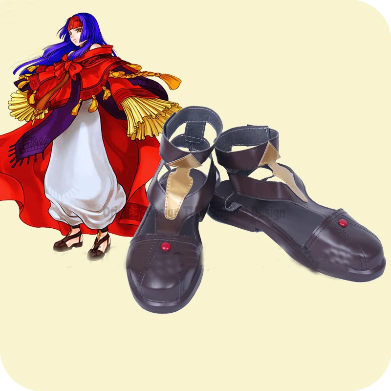 

Fire Emblem: Radiant Dawn Sanaki Kirsch Altina Sanaki Kirushu Orutina Cosplay Shoes Boots Halloween Carnival Costume Accessories