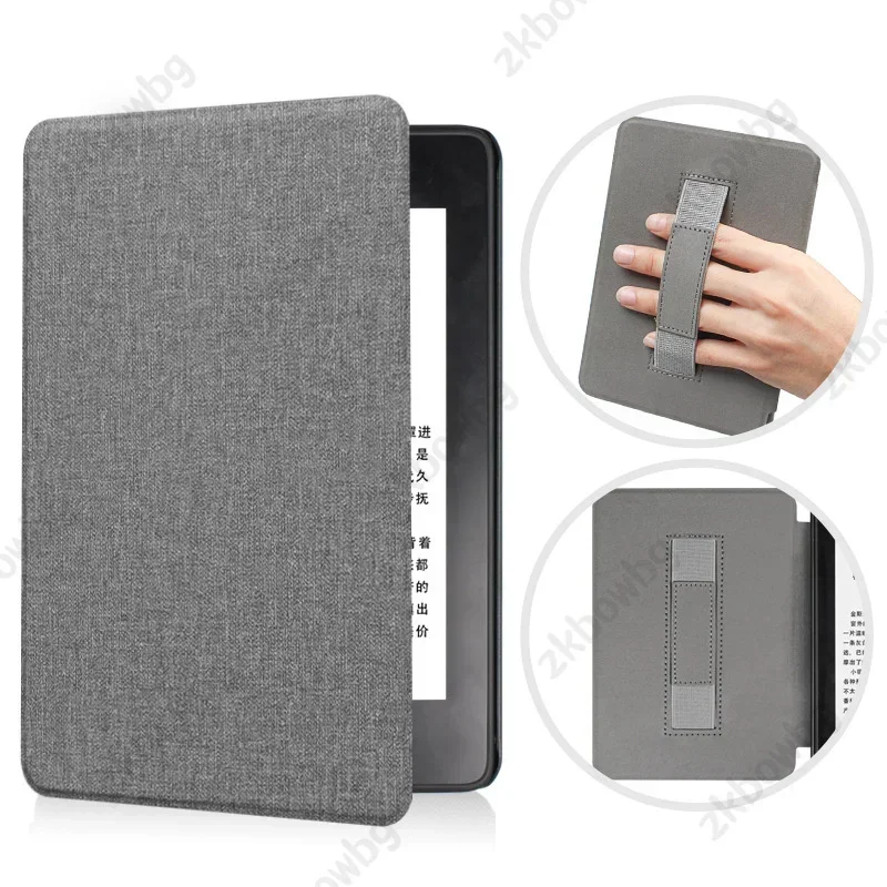 Hand Belt Smart E-Reader Case with Auto Wake Sleep Cover
