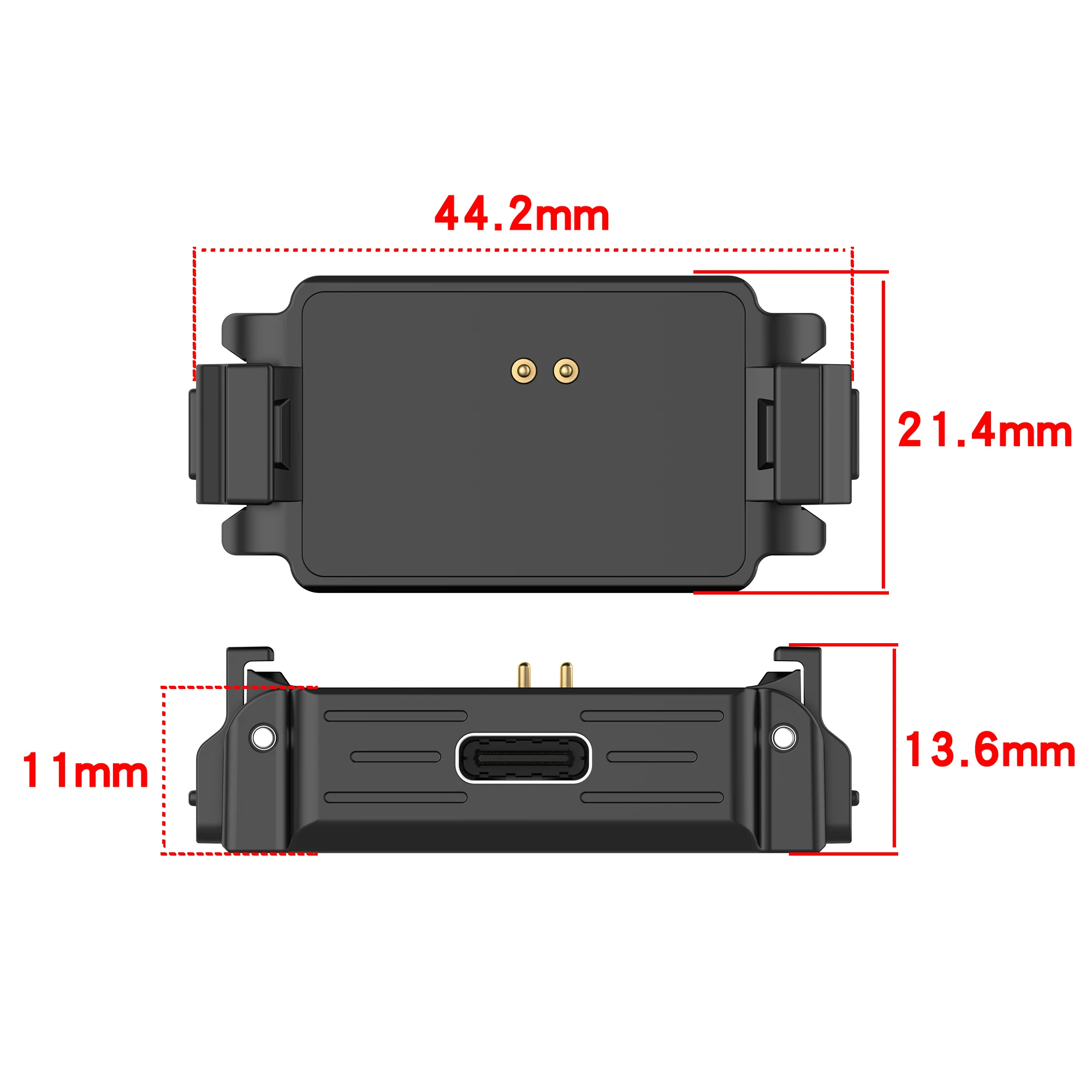 DJI 오스모 나노 액션 카메라 액세서리용 자기식 퀵 릴리스 충전 어댑터 마운트