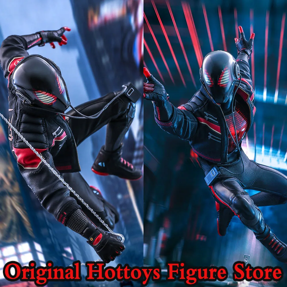 

HT HotToys VGM49 1/6 Scale Male Soldier Marvel Spider Man Miles Morales Superhero Full Set 12-inch Action Figure Model Gifts