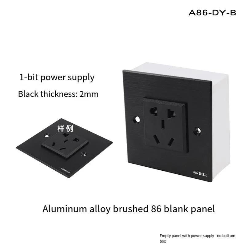 86mm Wand-DVI-HD-Panel Stecker-zu-Buchse-Konverter DVI-D 24+1 1-fach für Besprechungsräume, Hotels, Bühnen – Detail 11