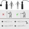 1pc Heavy Cordless Skipping Rope, Fitness Jump Rope With Big Ball, Suitable For Household Indoor Sports, Fat Burning 6