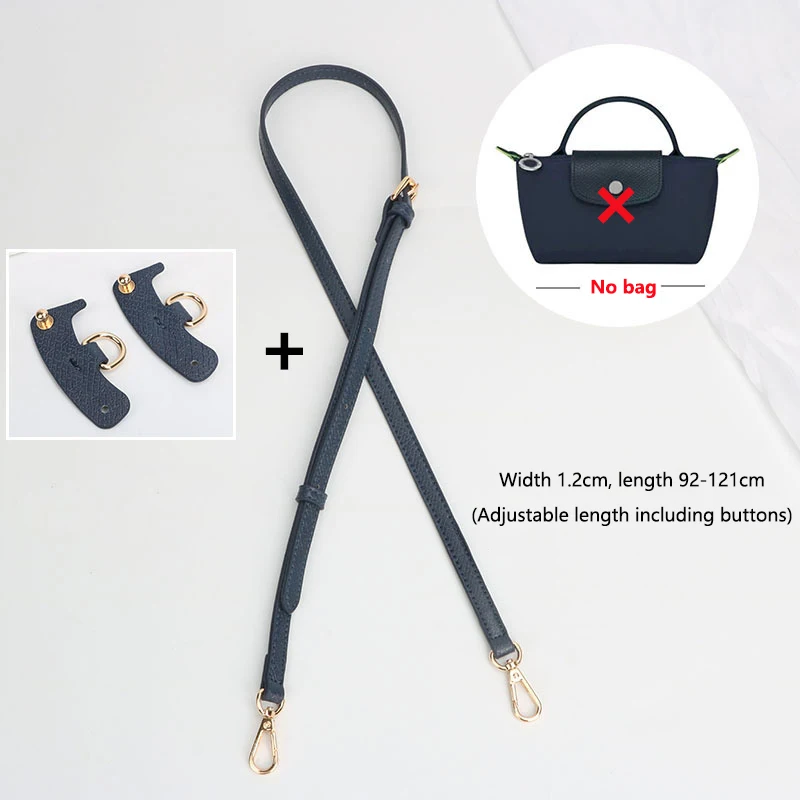 Genuine Leather Shoulder Strap Set for Crossbody Bag Transformation