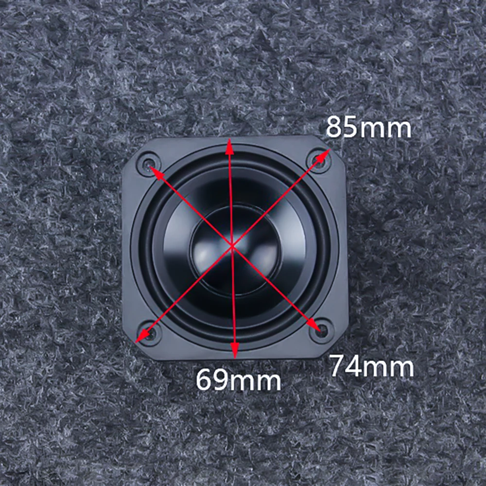 Lyele Audio 2.5 inch full range speaker 15W HiFi home portable bookshelf speaker 87Db HiFi 4/8&Omega; Aluminum oxide ceramic