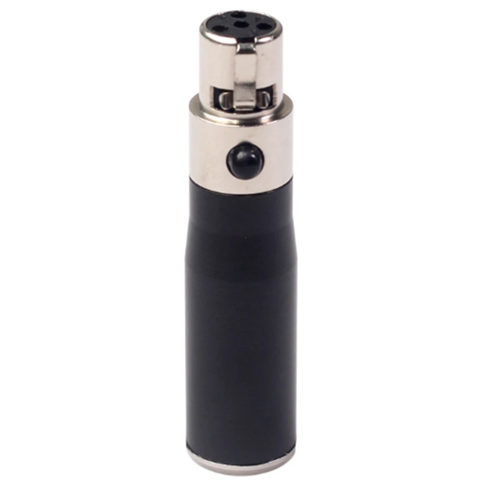 XLR 3 Pin Male to 4 Pin Female Adapter Plug for Microphone Speaker_OFSS