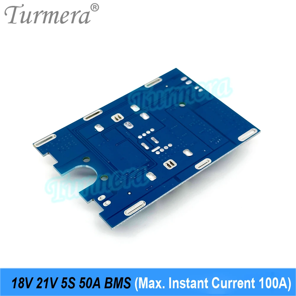 Turmera 18V 21V Schraubendreher-Batteriegehäuse 5S3P 15X 18650 Halter 5S 50A Max.100ABMS Schweißnickel zum Ersetzen von 20V-Elektrobohrmaschinen – Detail 14