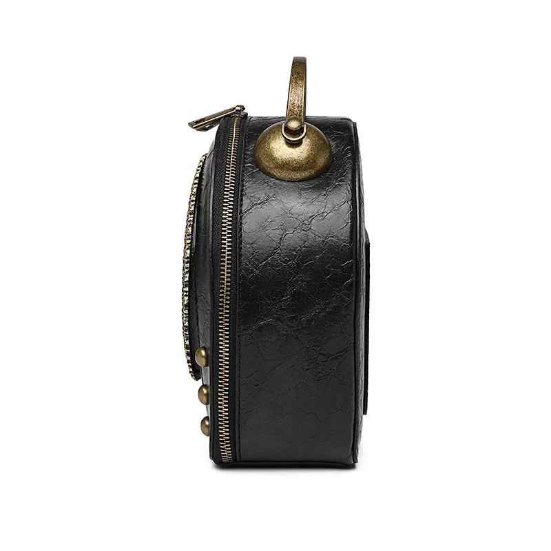 New Women's Bag Retro Hand-held Package Walkable Clock Women's Bag One Shoulder Cross Bag Handbag 3