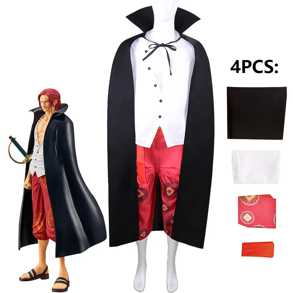 

Anime《ONE PIECE》Akakami no shankusu Cosplay Man Costume