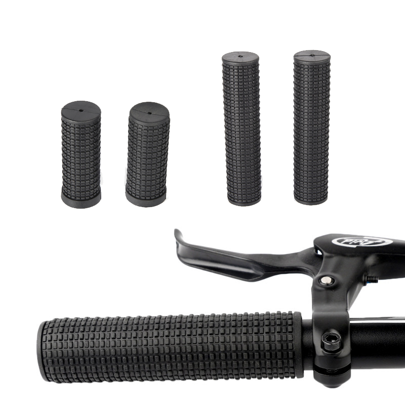 1Pair 22.2mm Bicycle Handlebar Grips TPR Rubber For Twisting Shifter Mountain Bike Bar Non-slip Bicycle Handle Set Bike Par