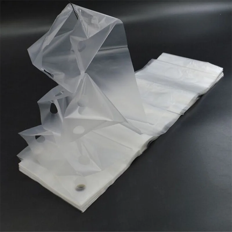 100Pcs Disposable Transparent Waterproof Umbrella Storage Bag For Shopping Mall Hotel Lobby Doorway Supplies umbrella cover umbrella storage bag
