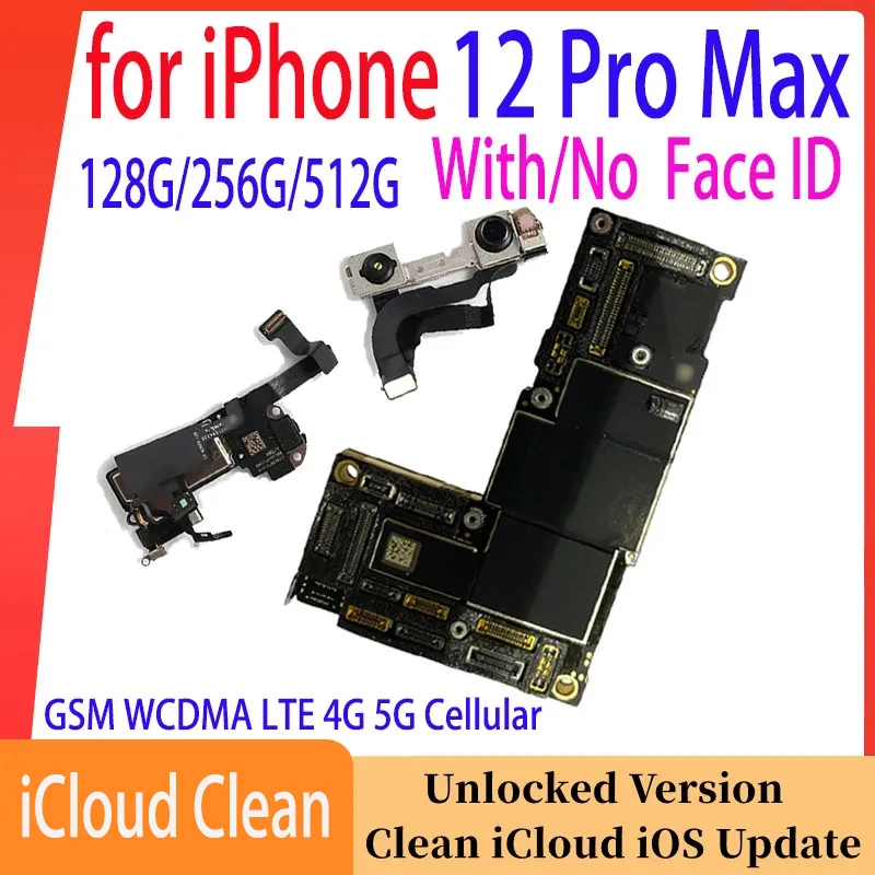Unlocked-Motherboard-for-iPhone-12-Pro-Max-Mainboard-with-Face-ID-256gb