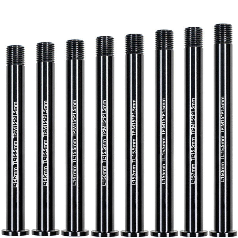 Bicycle Thru Axle Skewers High Strength M12/M15 for MTB Road Bike 100/110/142/148 Frame Fork Hub