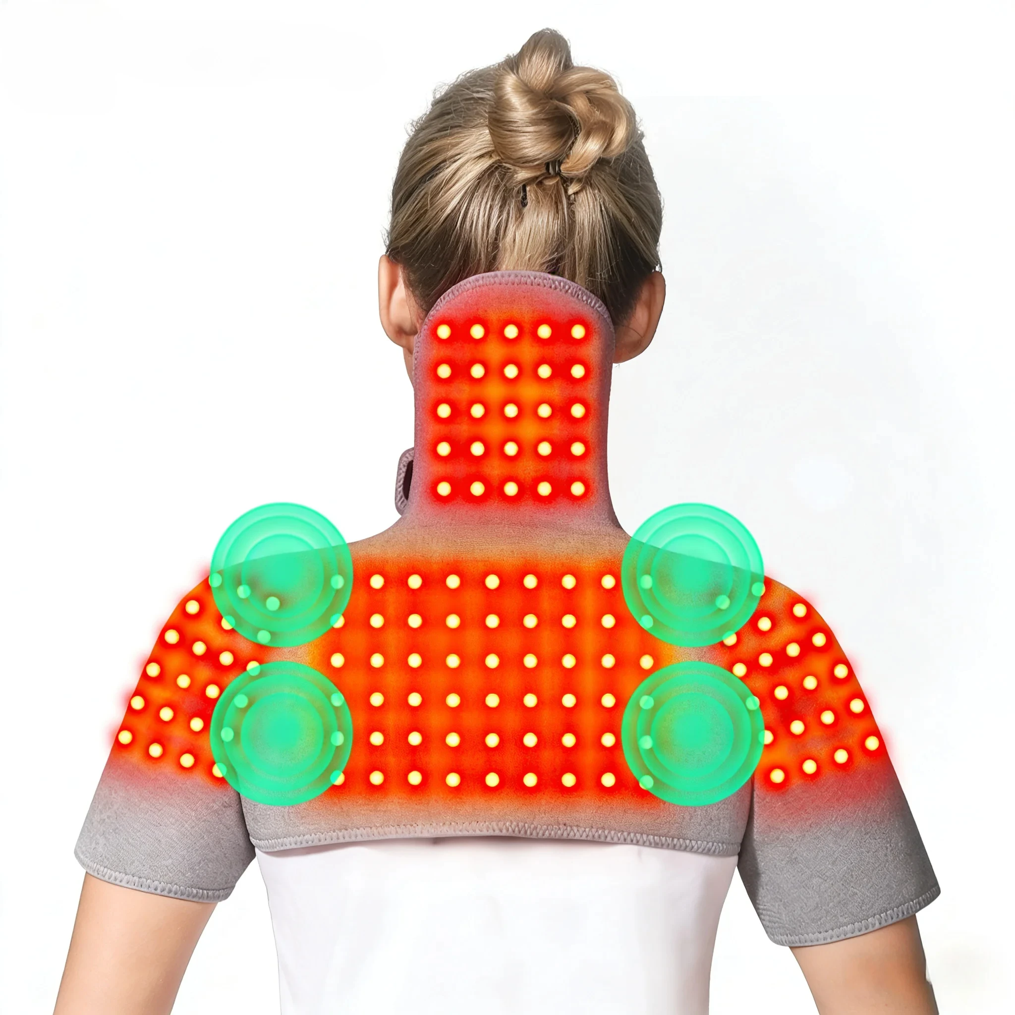 Infrared Heating Massage Shoulder and Neck Pain Relief Brace
