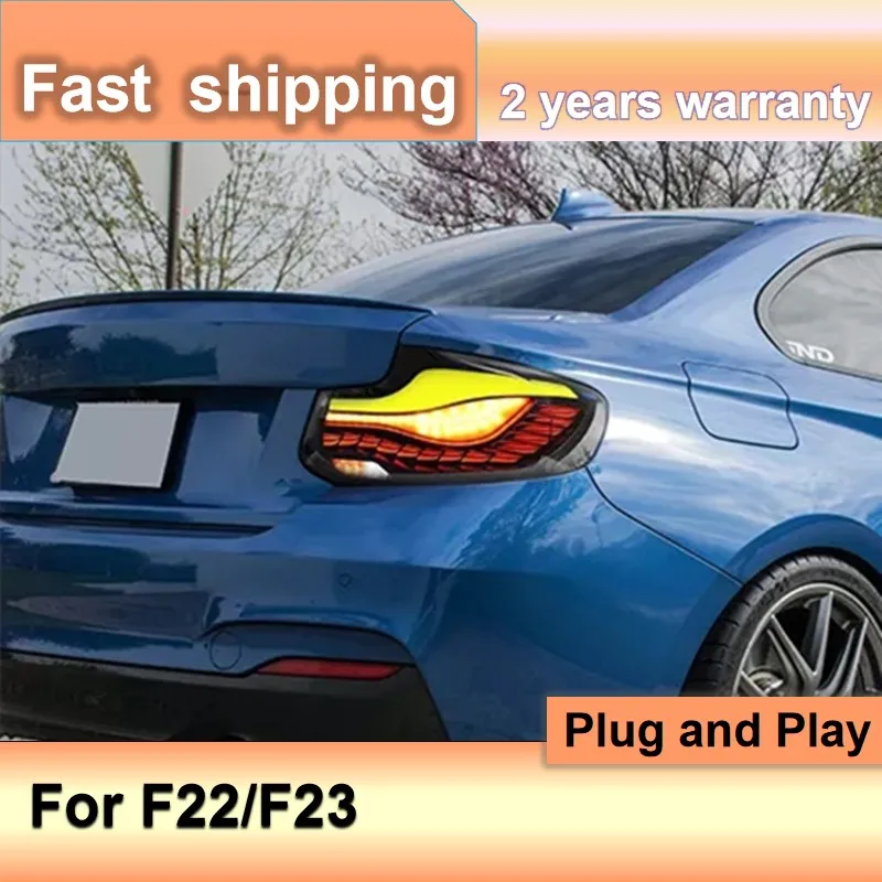 

Автомобильные аксессуары для BMW 2 серии задний фонарь 2014-2021 BMW F22 задний фонарь s 220i 225i F23 F87 задний противотуманный сигнал поворота