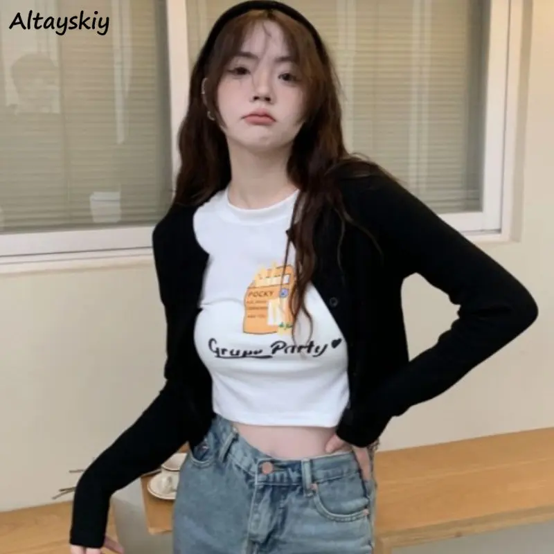 

Jackets Women Sun-proof Minimalist Casual Summer Female Gentle Thin Korean Style All-match Comfort Long-sleeve Prevalent New Ins