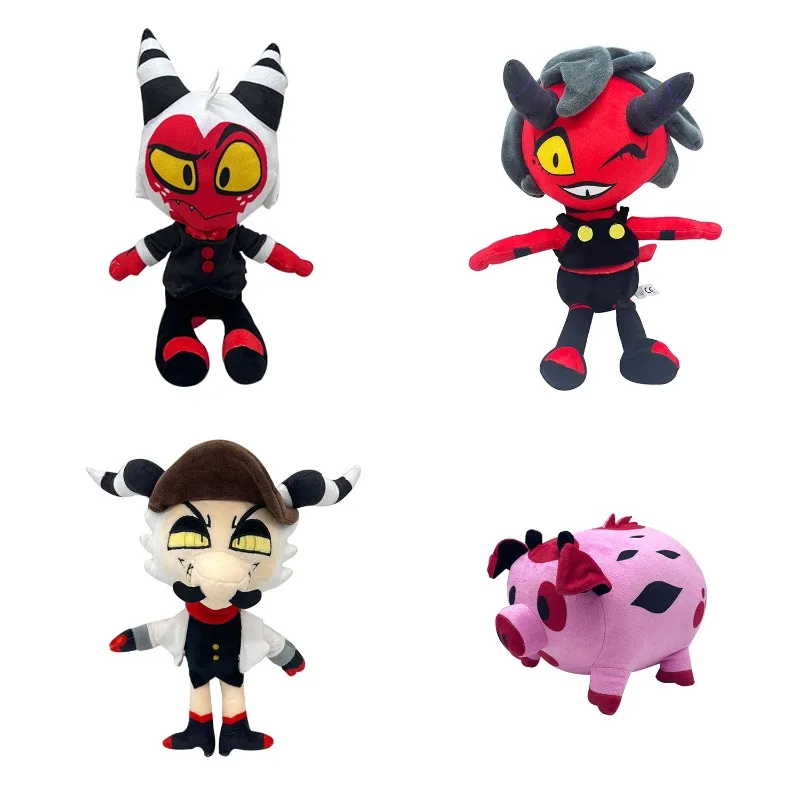 

Anime Plush Doll Blitzo's Teddy Stolas Plush Helluva Boss Asmodeus Loona Stolas Loo Loo Land Toy for Kids Christmas Gifts