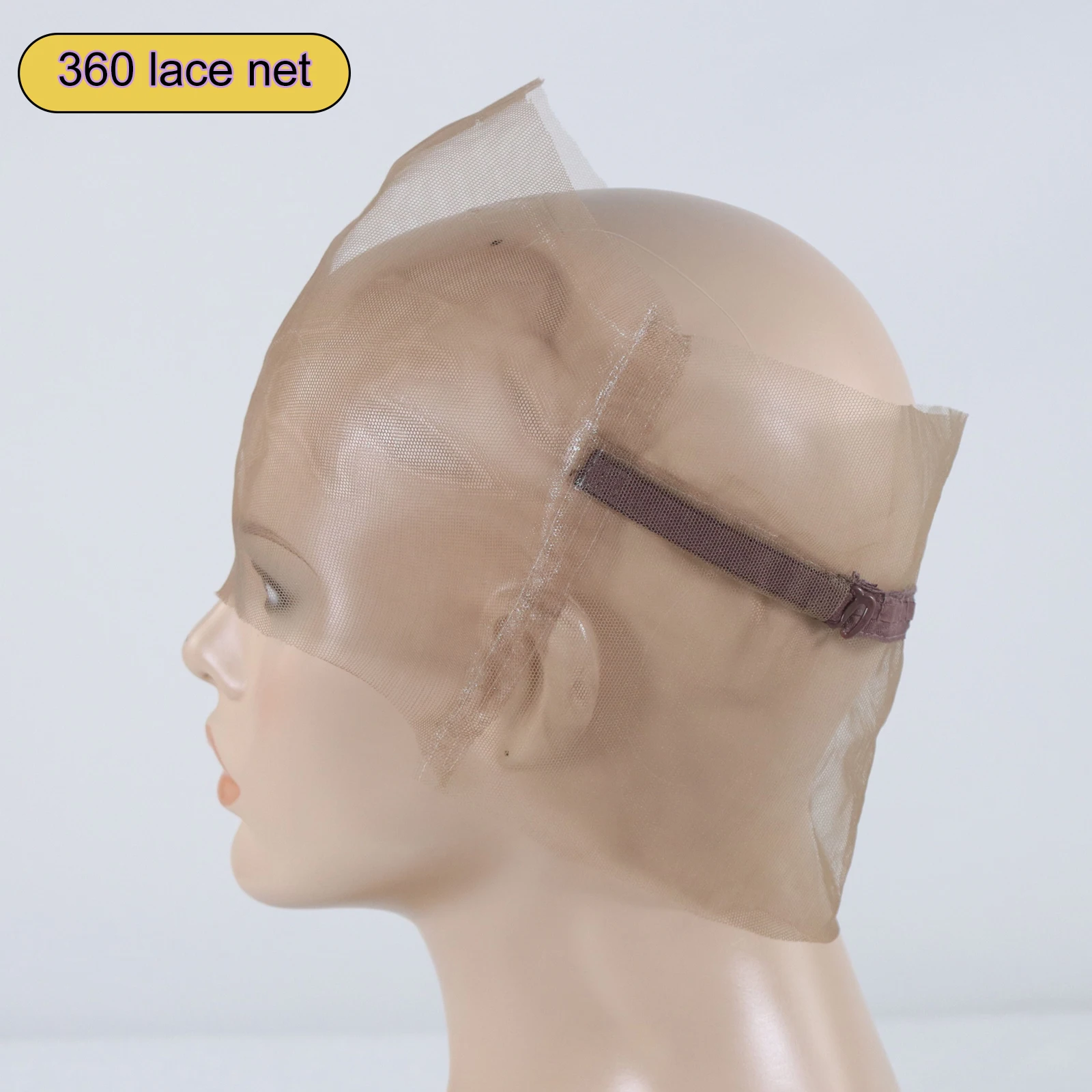 Swiss Lace Ventilated Wig Cap Full Lace Caps For Making Wigs Women With Adjustable Strap Front T Part 13x4 13x6 4x4 360