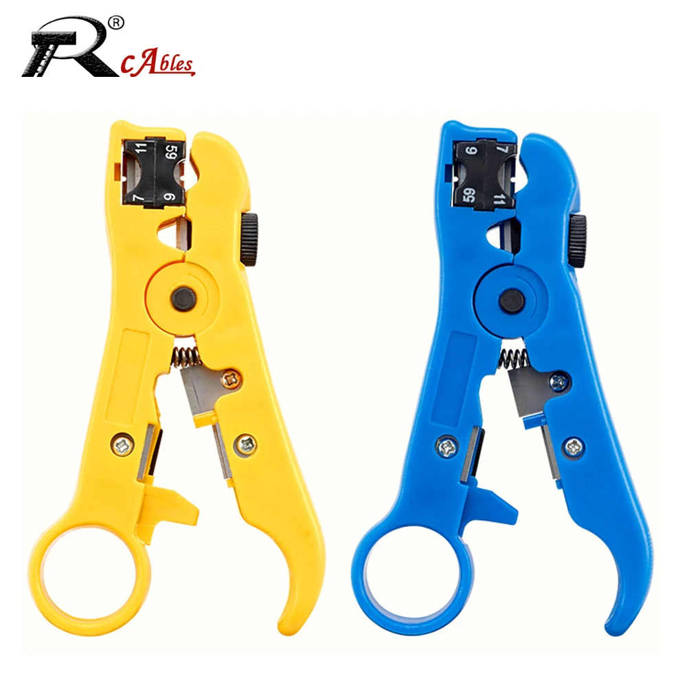 

Electrical Tool Multi-Function RF Coaxial Cable Wire Strippers UTP STP Network Strippers for Home Tool RG59