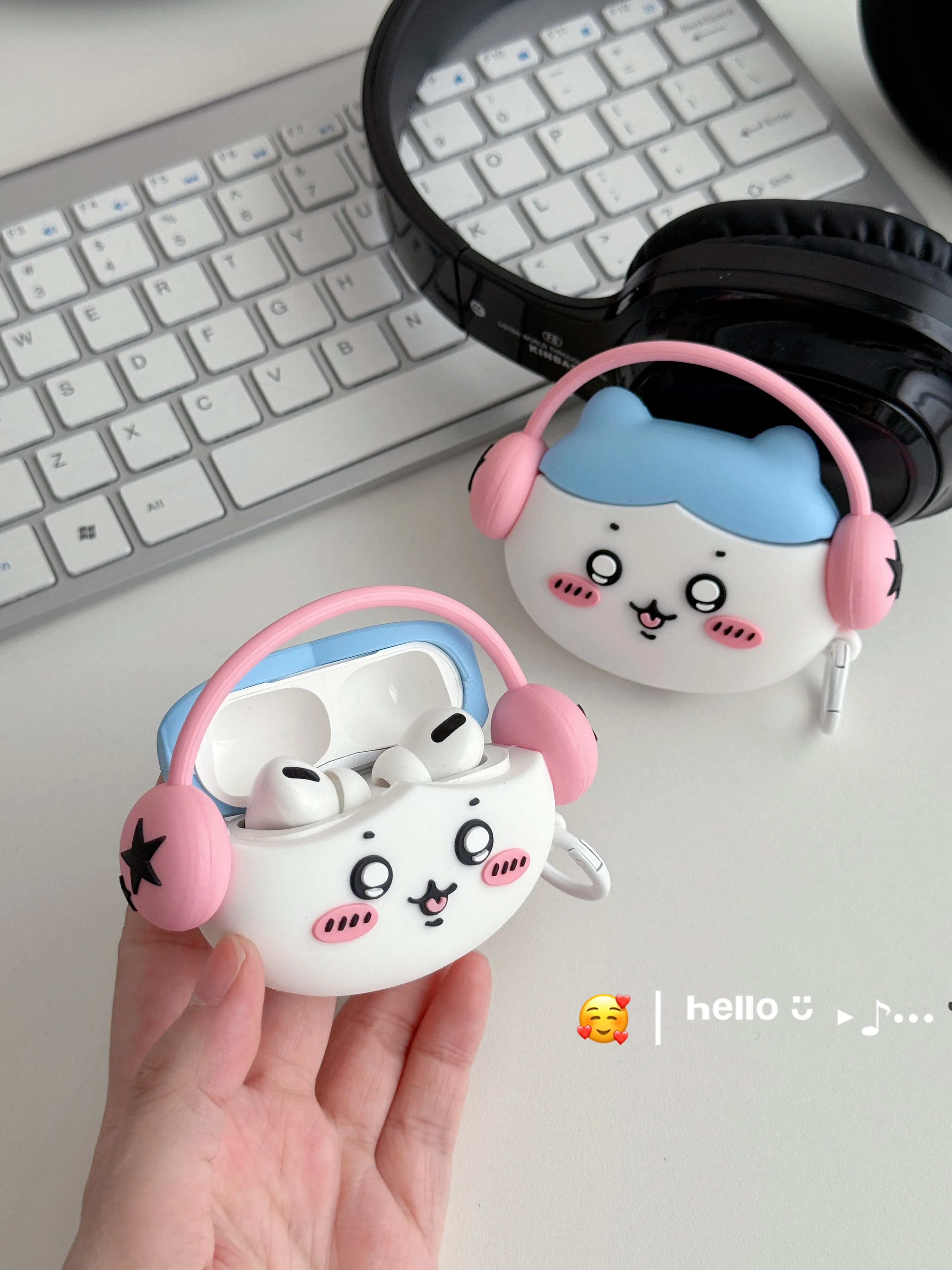 Fashion For Chiikawa Headphone Case Cute Cartoon Character