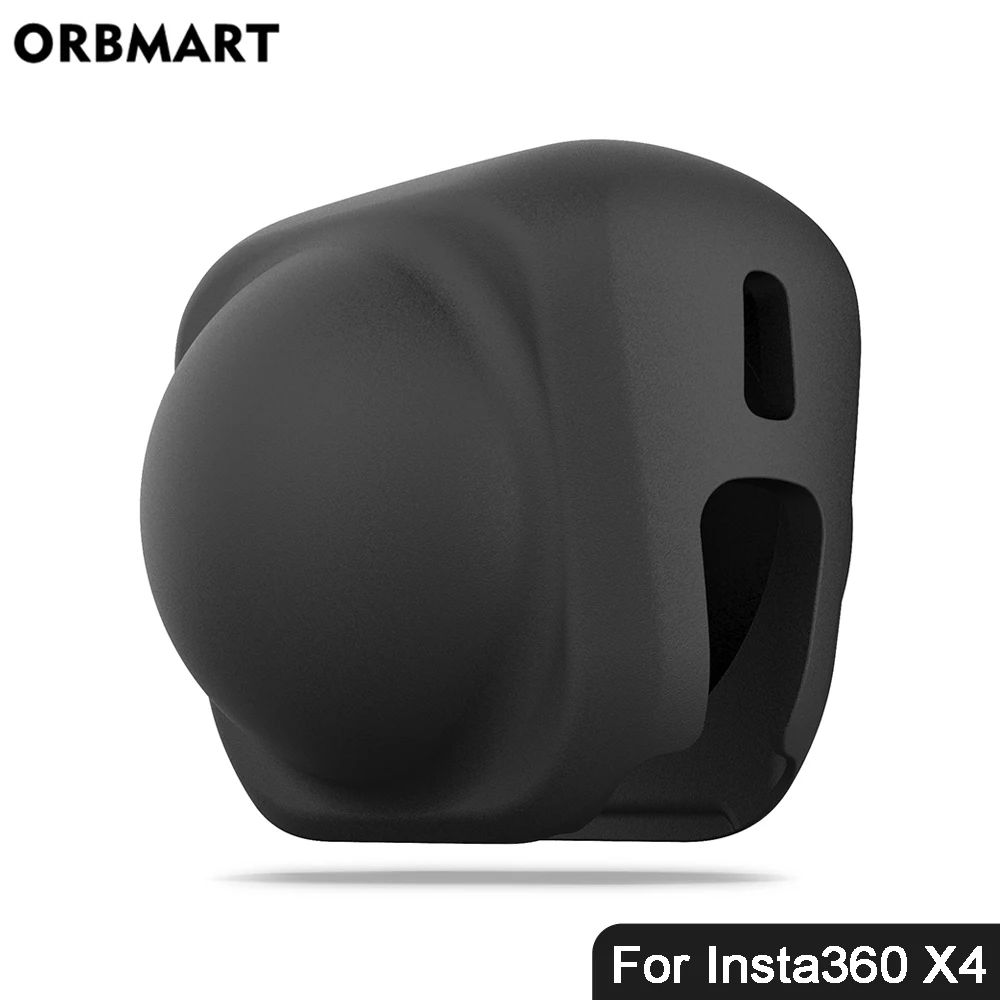 Silicone Lens Cap for Insta360 X4 Lens Cover Dustproof Curved Protective Soft Film Protection Screen for Insta360 X4 Accessories
