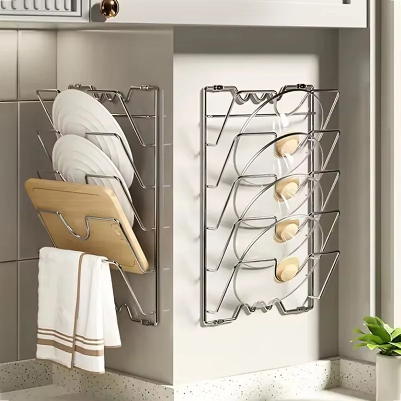 Wall Pot Lid Rack 1