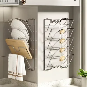 Wall Pot Lid Rack 1