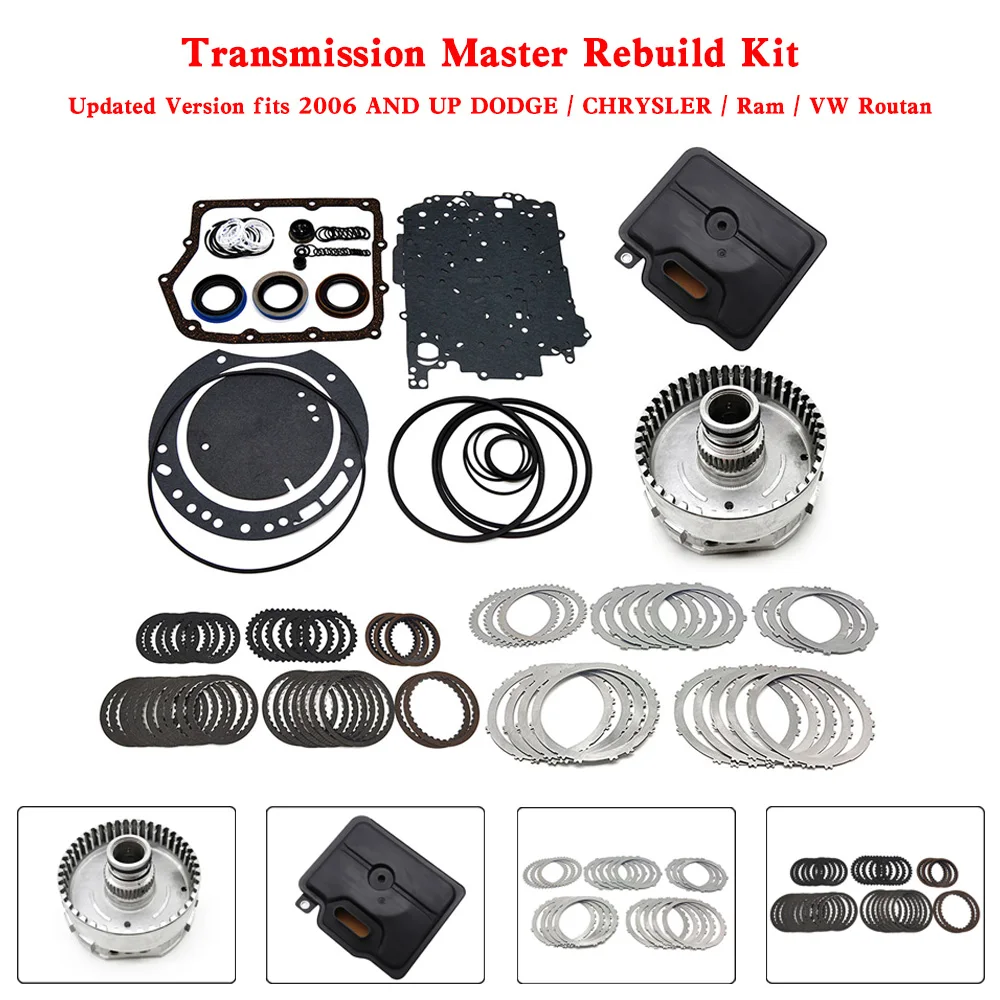 Artudatech Transmission Master Rebuild Kit 68272623AB For 62TE Car Accessories