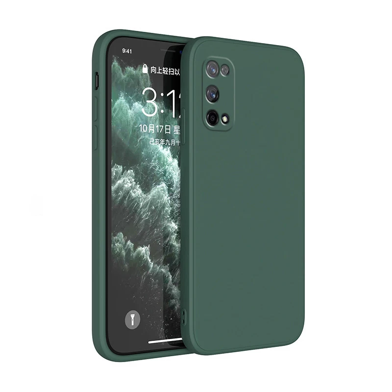 Luxury Matte Silicone Phone Case - Classic Design