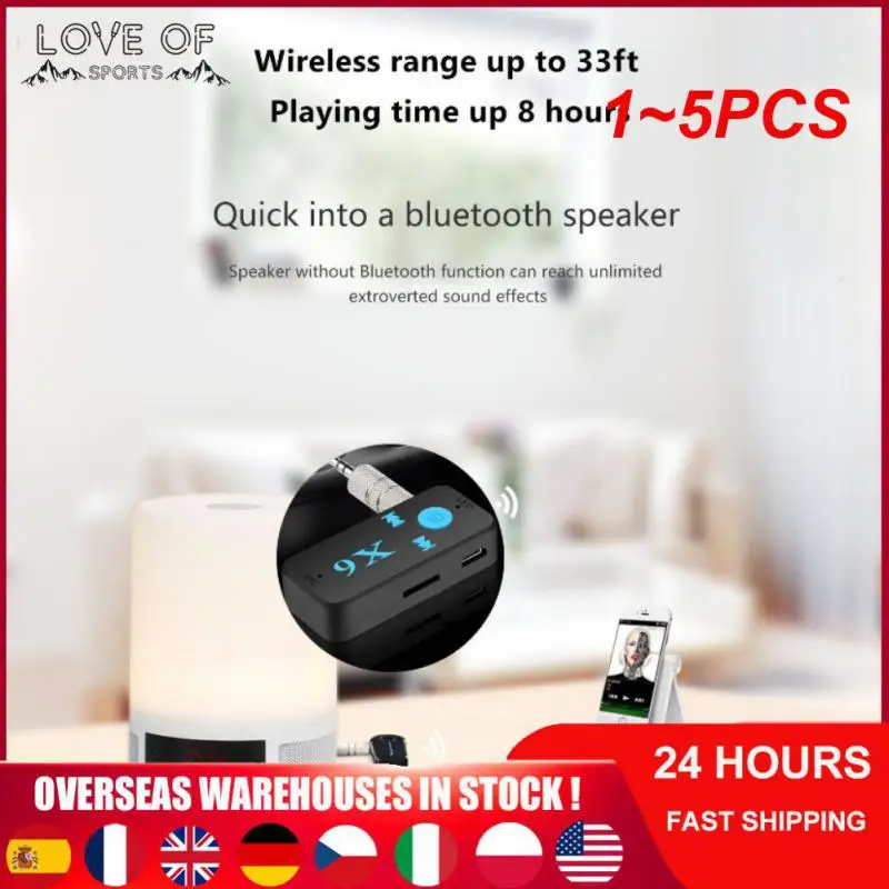 

1 ~ 5 шт. X6 Универсальный Bluetooth-приемник V4.1 Поддержка TF-карты Громкая связь музыкальный плеер телефон автомобильный AUX вход/выход MP3 музыкальный плеер