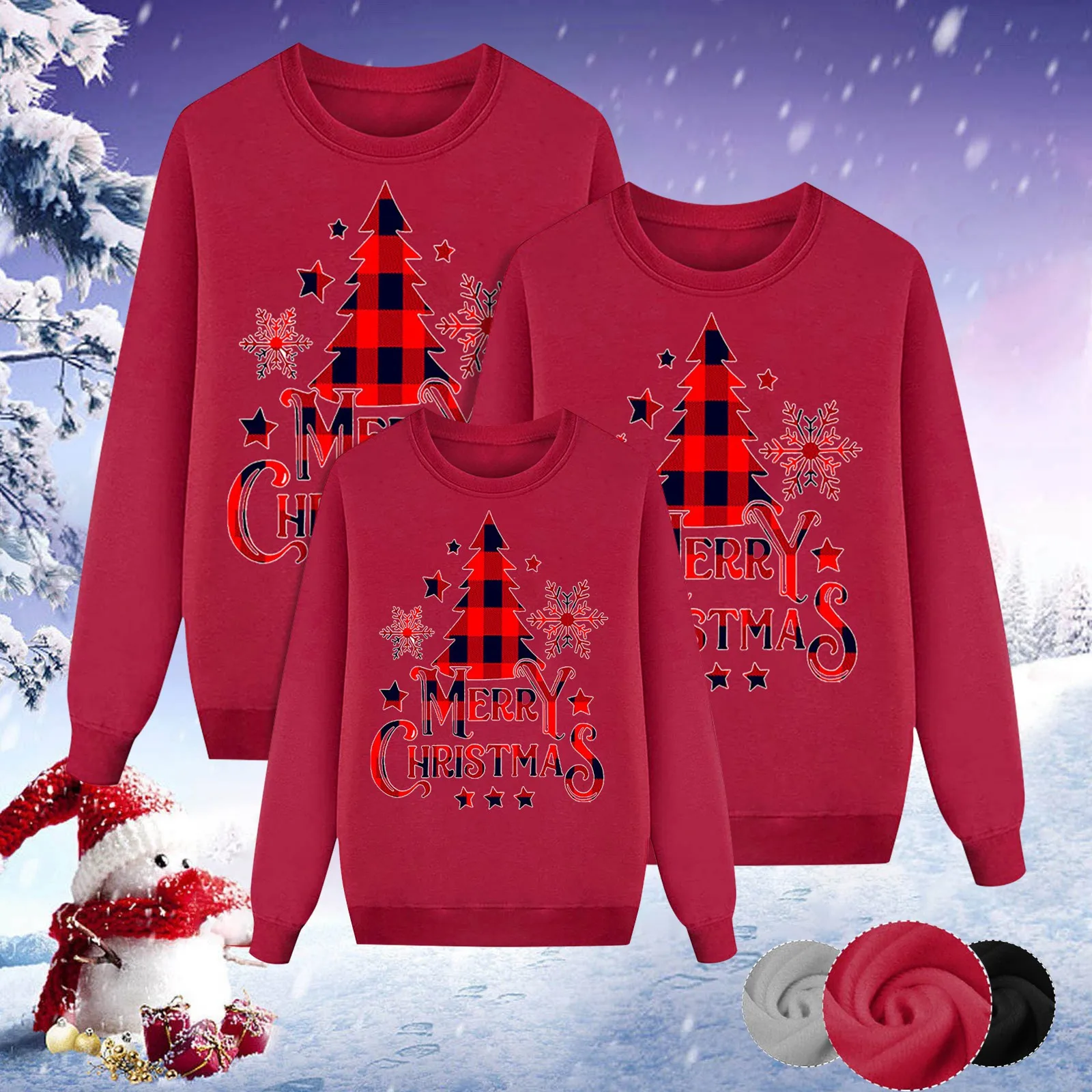 Nuevo pijama familiar navideño con estampado elegante de árbol de Navidad, cálido conjunto de pijama familiar de Navidad, mameluco para bebé, conjuntos familiares a juego