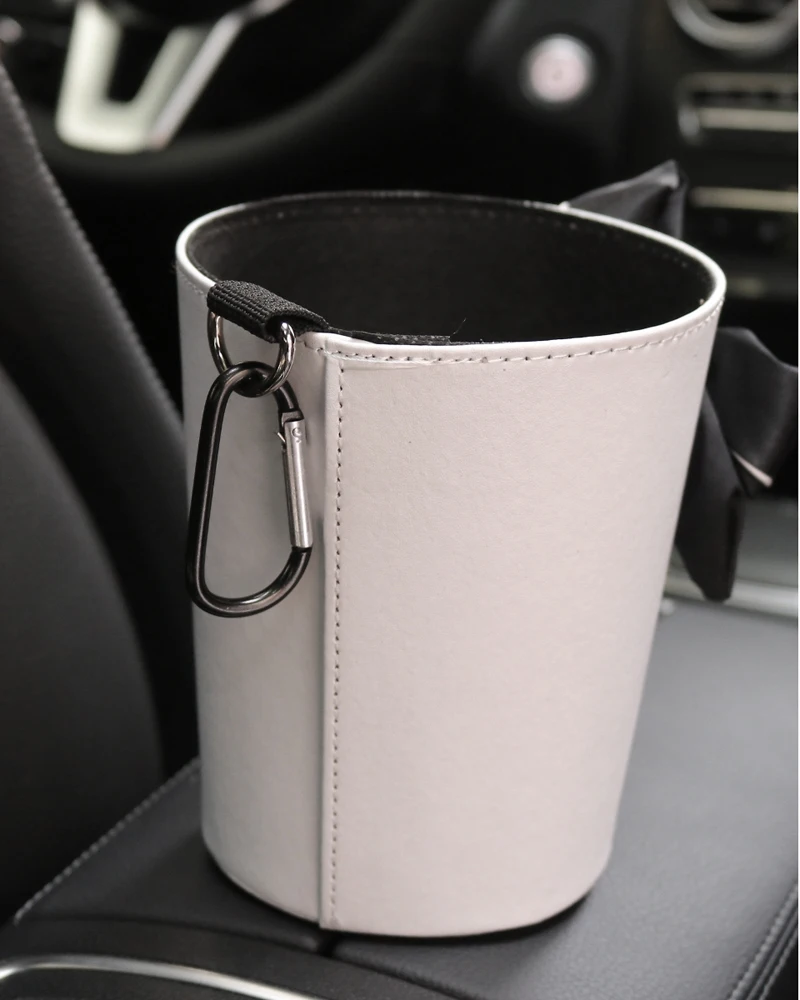 Cute Cartoon Flower Car Trash Bin Can for Back Seat Headrest Mini Auto Outlet Air Vent Organizer Rubbish Bag Garbage Storage,car trash can