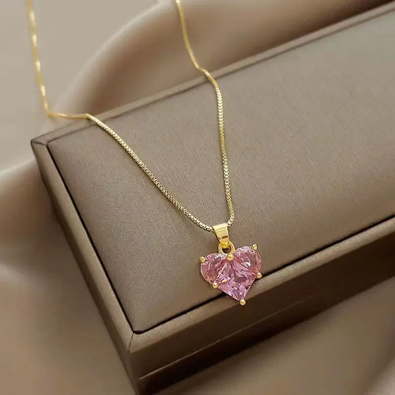 [APROPOS] 韓国☆10K Gold☆Pink Ribbon 3 Necklace Tivoli Chain Necklace in 20K Peach Gold – Reinstein Ross
