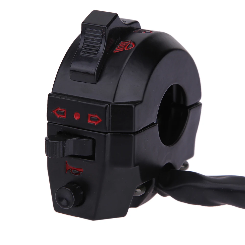 Motorcycle Turn Signal Horn Switch Control Dual Sport Left Switch Light Turn Signal Horn for Honda XL XR 250 400 650 XR600