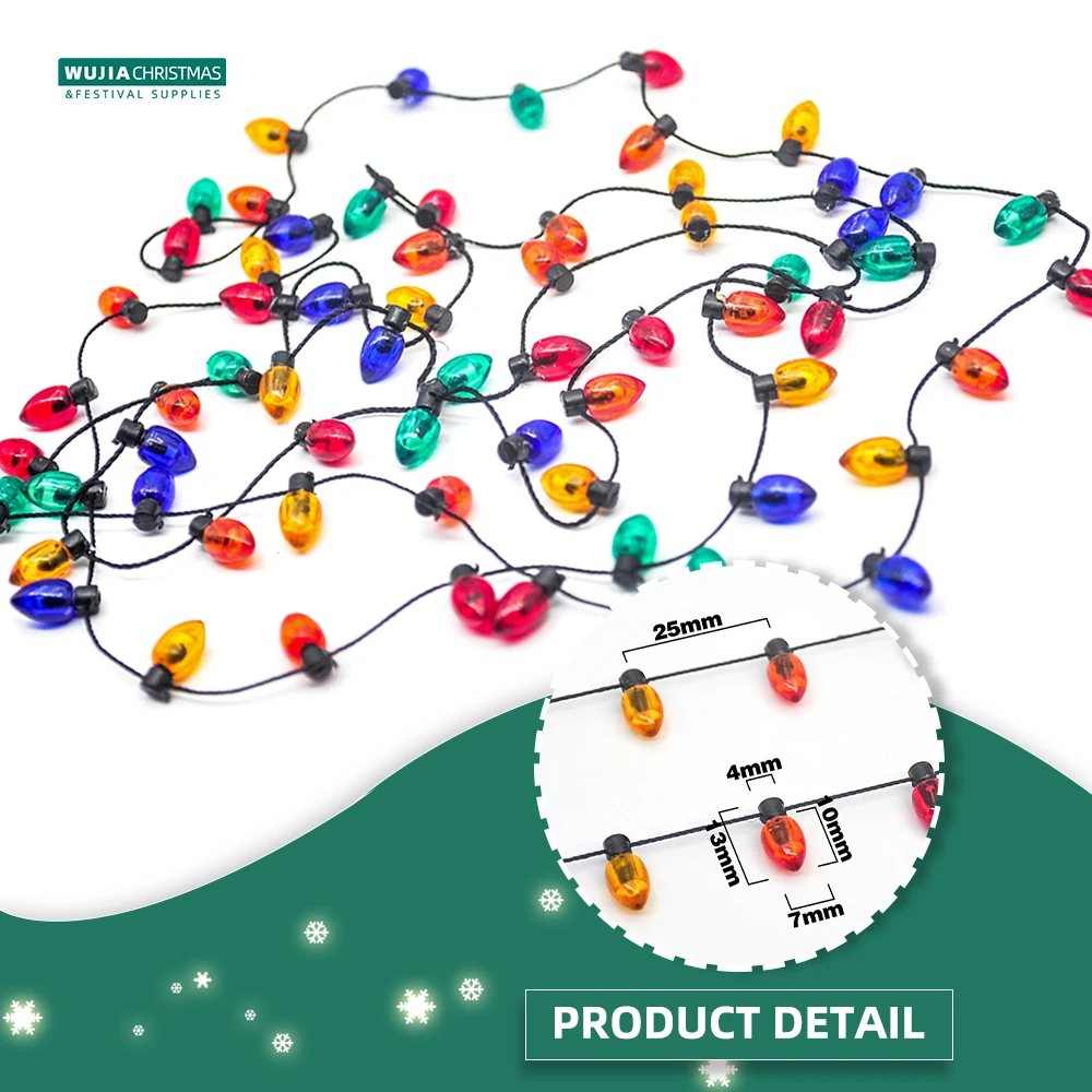 Festive 3/5m Colorful LED Christmas Garland