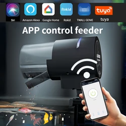 Smart Wireless Automatic Aquarium Feeder with App and Voice Control (200ml)