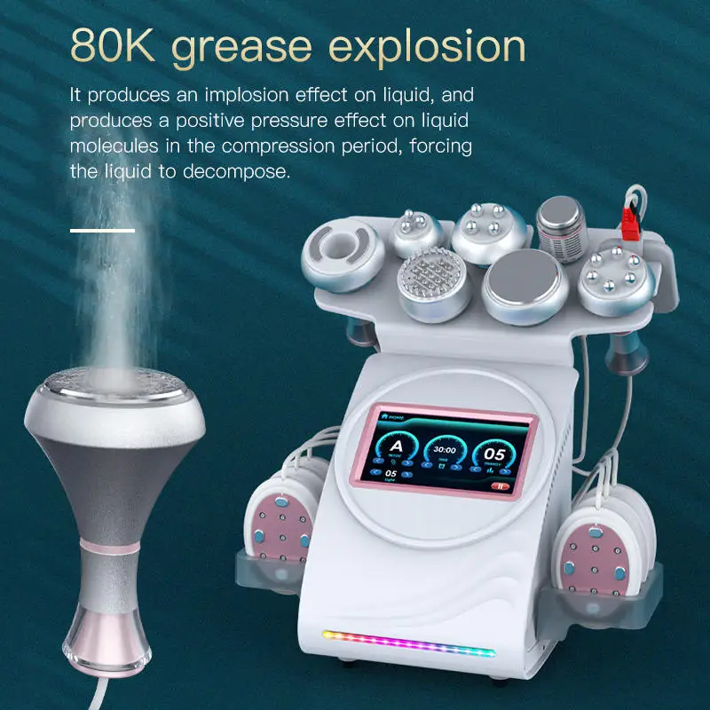 

9 IN 1 80K Cavitation Machine Vacuum Body Slimming Weight Loss Beauty Face Lifting Skin Tightening Massage Device Equipment