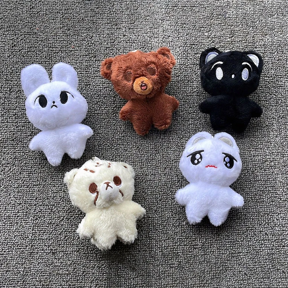 

KPOP Keychain Pendant Doyoung MARK Taeyong GOMDO LEE Cheetah Lee Cute Plush Doll Keyring Bag Pendant Nctzen Fans Collection Gift