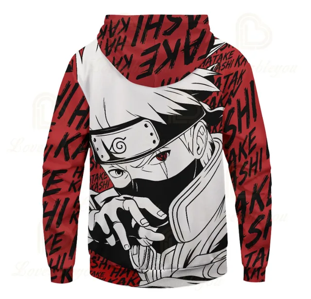 Compre Símbolos da nuvem Naruto Akatsuki Imprimir Hoodies Camisola