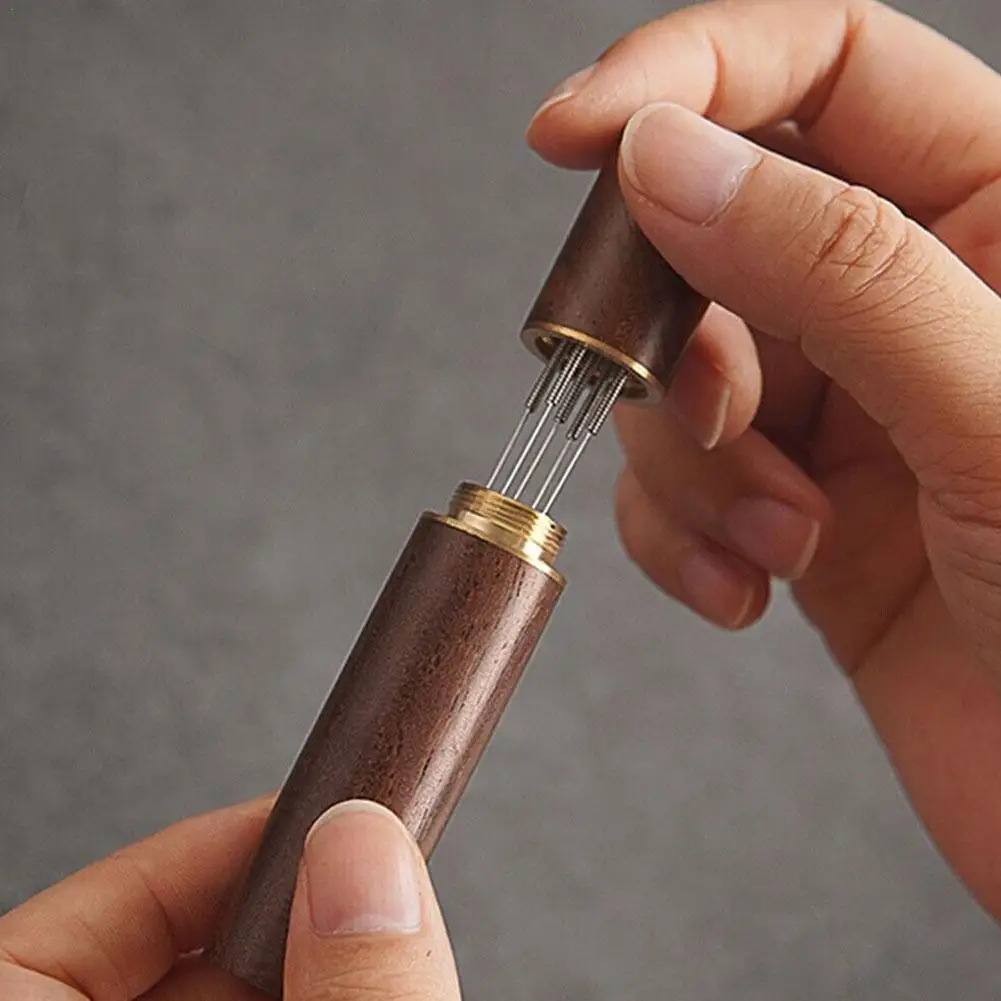 

Stainless Steel Coffee Powder Tamper Espresso Powder Stirrer Distributor Leveler WDT Tools Cafe Stirring Barista Accessories