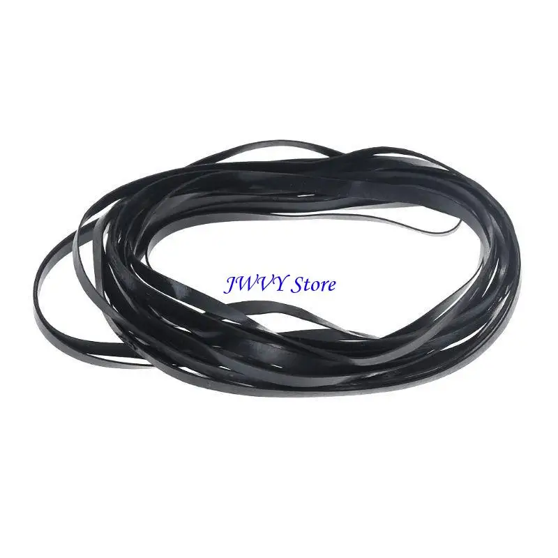 573A 플랫 드라이브 벨트 턴테이블 고무 벨트 비닐 레코드 플레이어 포노 110-145mm 플랫 드라이브 벨트 고무 벨트