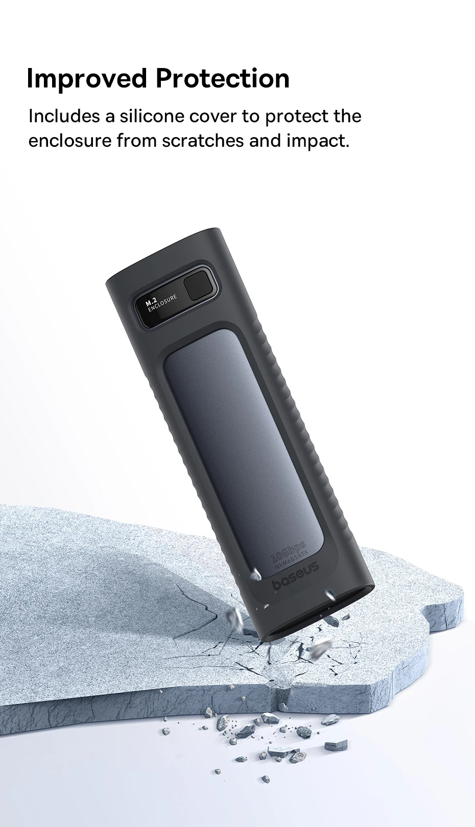 M.2 para USB Tipo C 3.2, Gabinete
