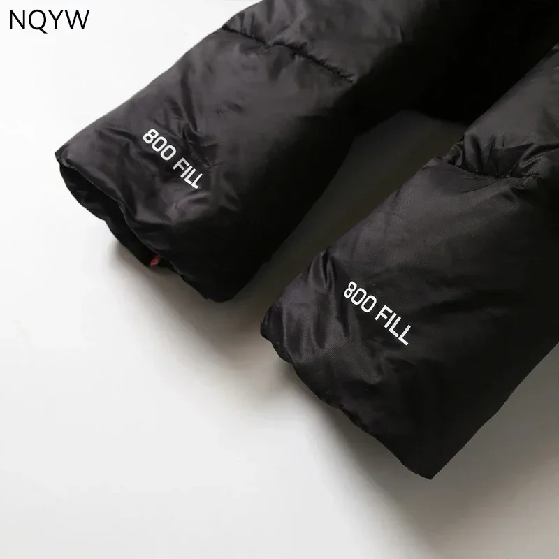 STU High Quality Down Suit Men's Solid Color Versatile Zipper Jacket Winter High Fluffy Women's Casual Hooded Short Loose Coat 5