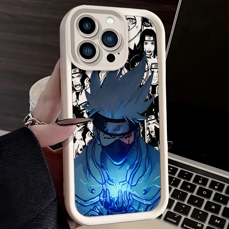 thumbnail image 1 of Funda de teléfono suave de Anime n-naruto para iPhone, 15, 14, 13, 12, 11 Pro Max, XS, X, XR, 8, 7, 6S, 6 Plus, SE, 2020, silicona líquida, a prueba de golpes, 1 of 5
