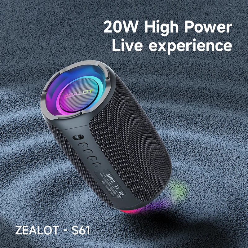 ZEALOT カラオケスピーカー 50W IPX6 Sc5316491b6ad49d5a32b04145b1af