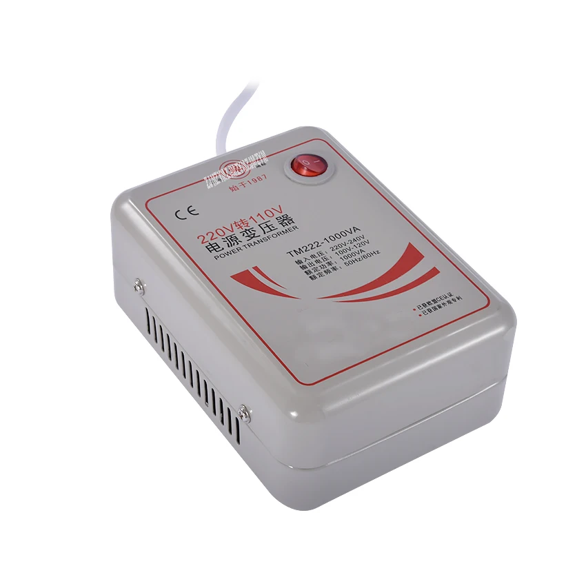 Voltage Converter 1 PC 1000w 1KVA Step Down Voltage Converter Transformer 220v-240V to 110v-120V