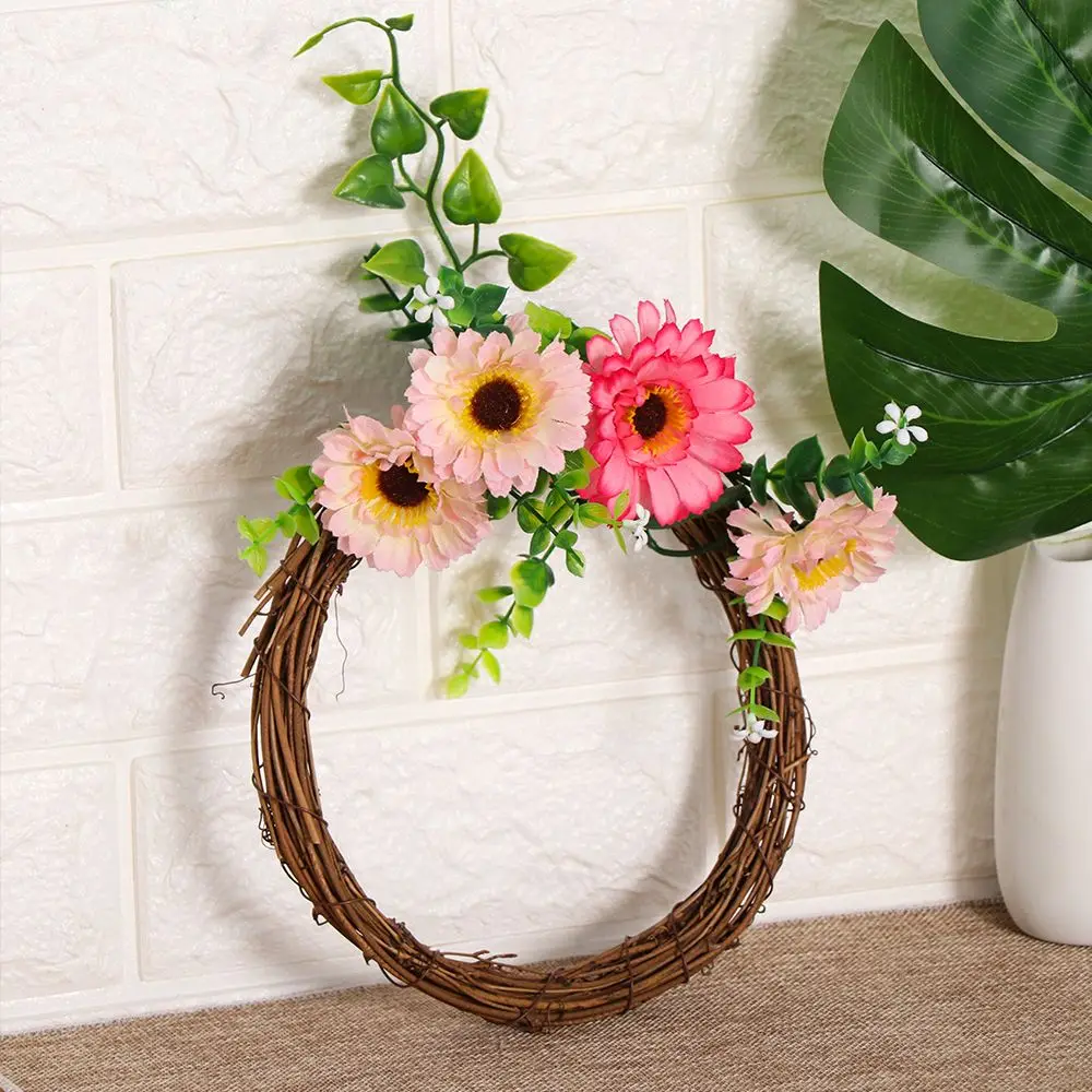 8-30CM Weihnachtlicher Künstlicher Kranz Weidenreif Festival-Rattan-Girlande Weihnachtsparty-Dekoration Girlanden – Detail 4