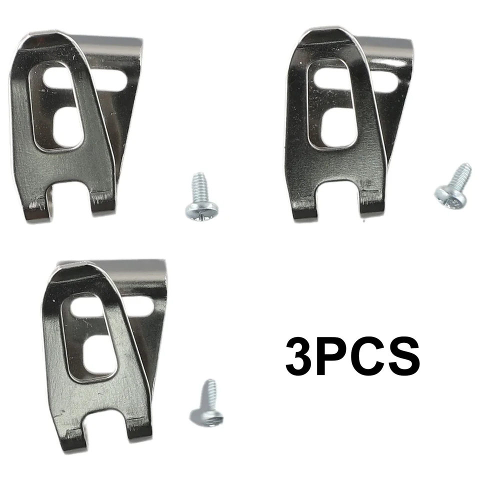 Set Di 6 Ganci Per Cintura In Acciaio – Compatibili Con Trapani Makita 18V DTD152 DTD129 BDF451 E Altri