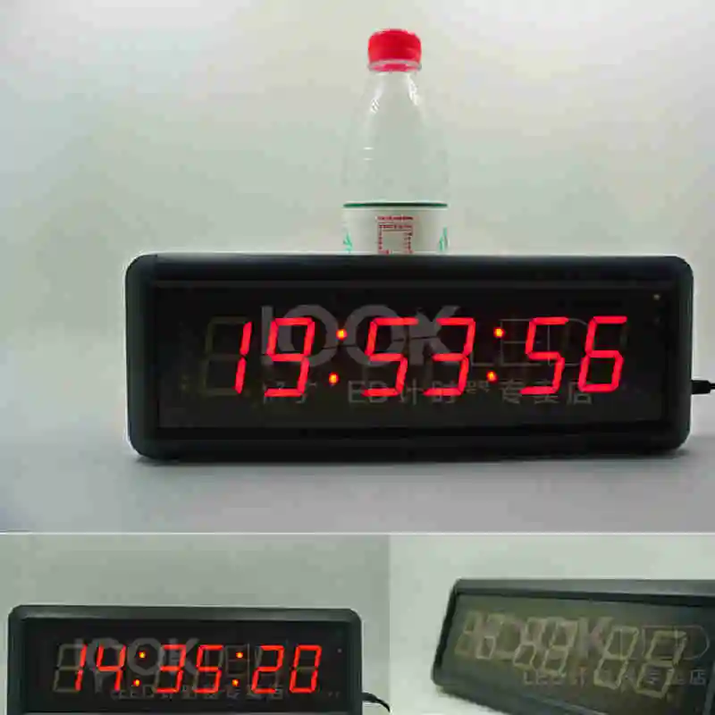 1.5 inch 29cm Led Countdown Clock Stopwatch Button selectable With remote control School Rush Answer Competition Game Timer
