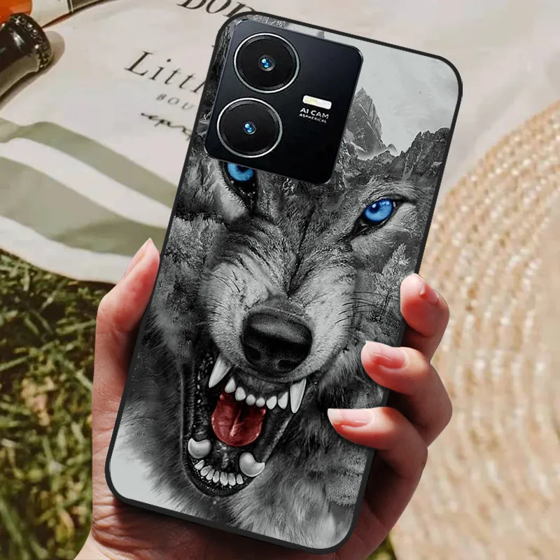 Fashion Painted Black Silicone Soft Back Cover